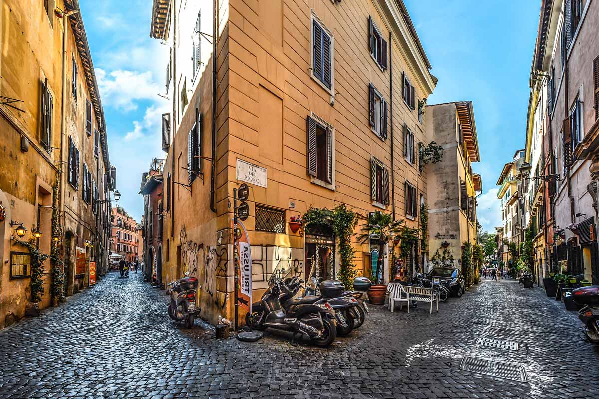 3 days in rome itinerary-trastevere