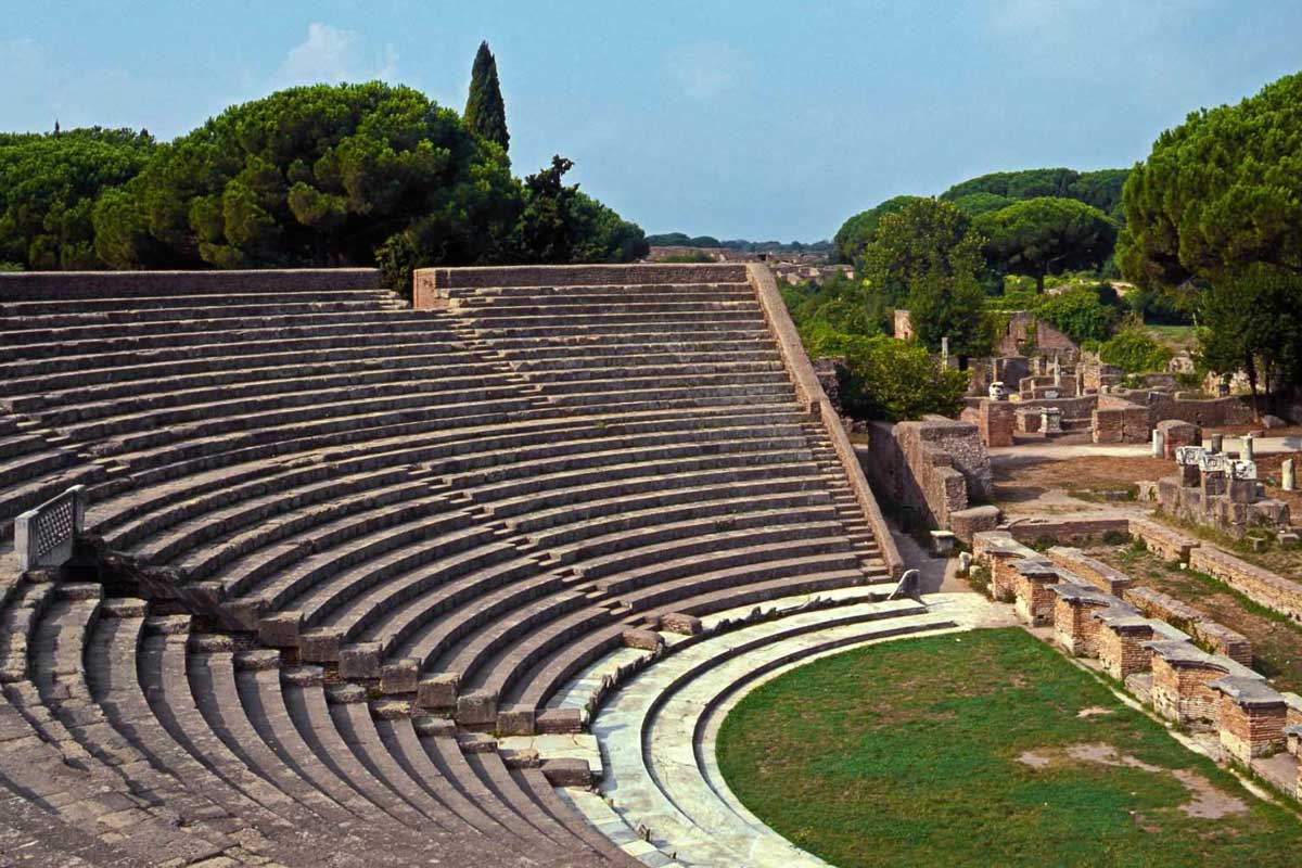 Ostia theatre near Rome