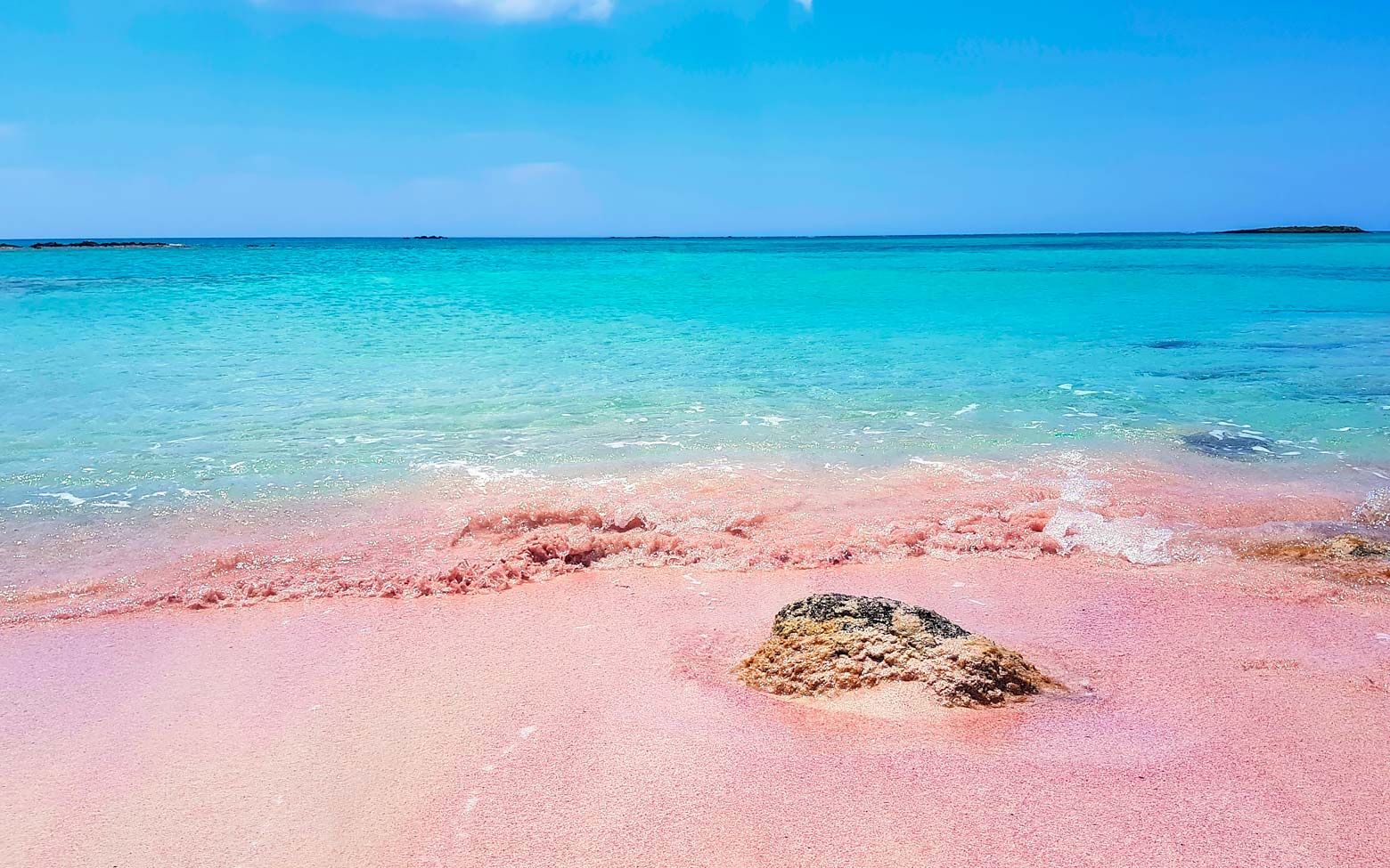 Crete Photo - pink sands elafonissi beach