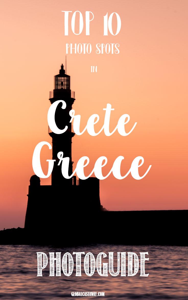 photo guide of crete greece. top 10 best photo spots | Chania | Elafonissi | Balos | Skinaria | Preveli | Plakias | Knossos #crete #creteguide #greece #travelcrete #travelgreece