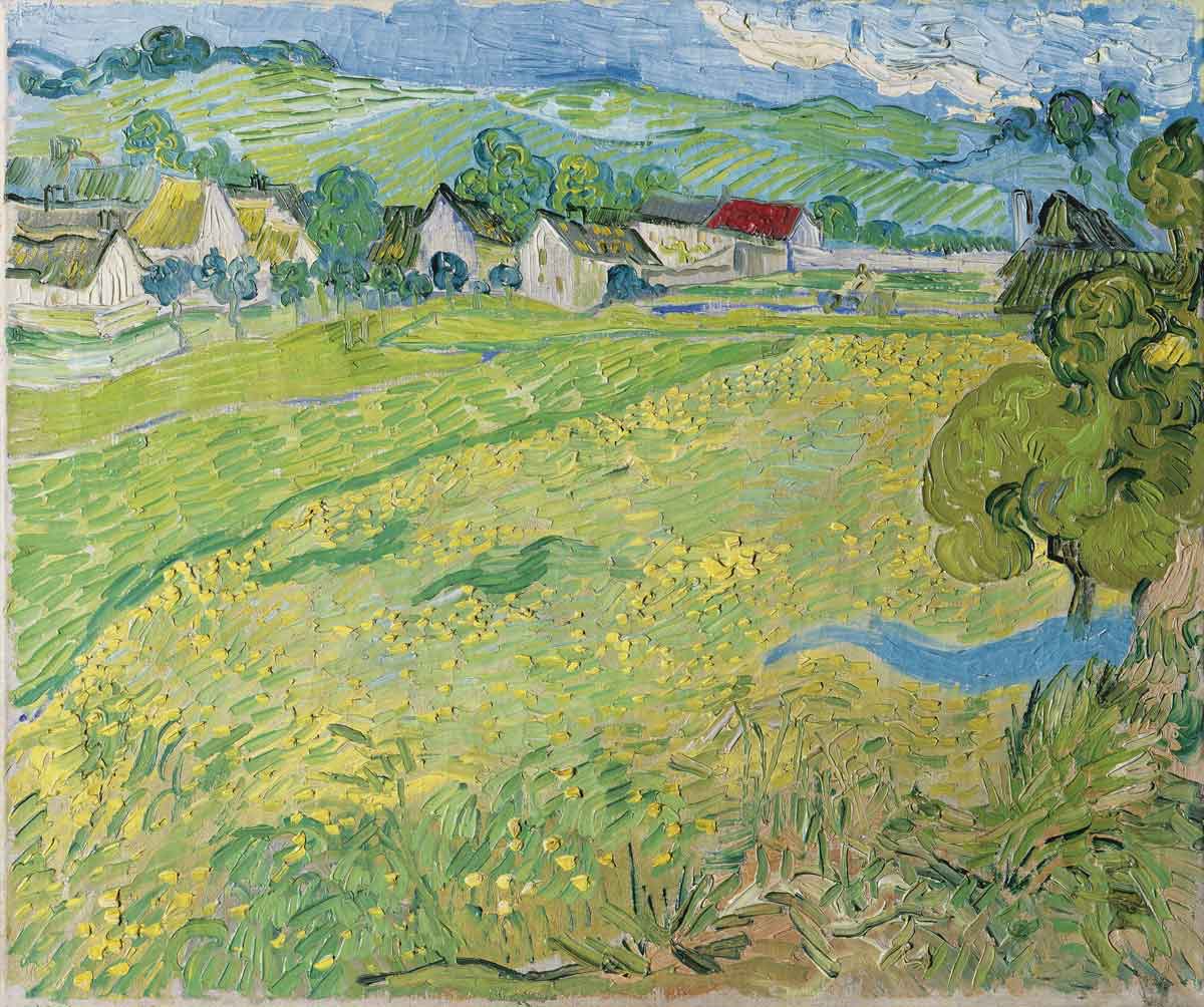 View of Vessenots, Auvers, by Vincent Van Gogh