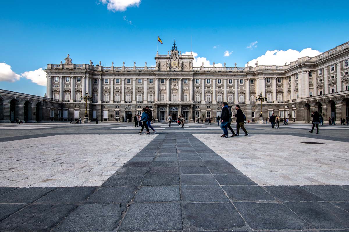 spanish landmarks - the royal palace