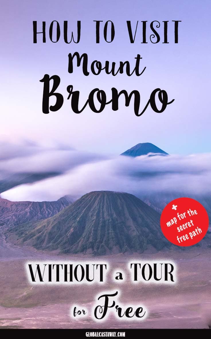 Mount Bromo for free pin