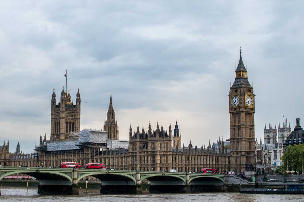 panorama of the westminster palace