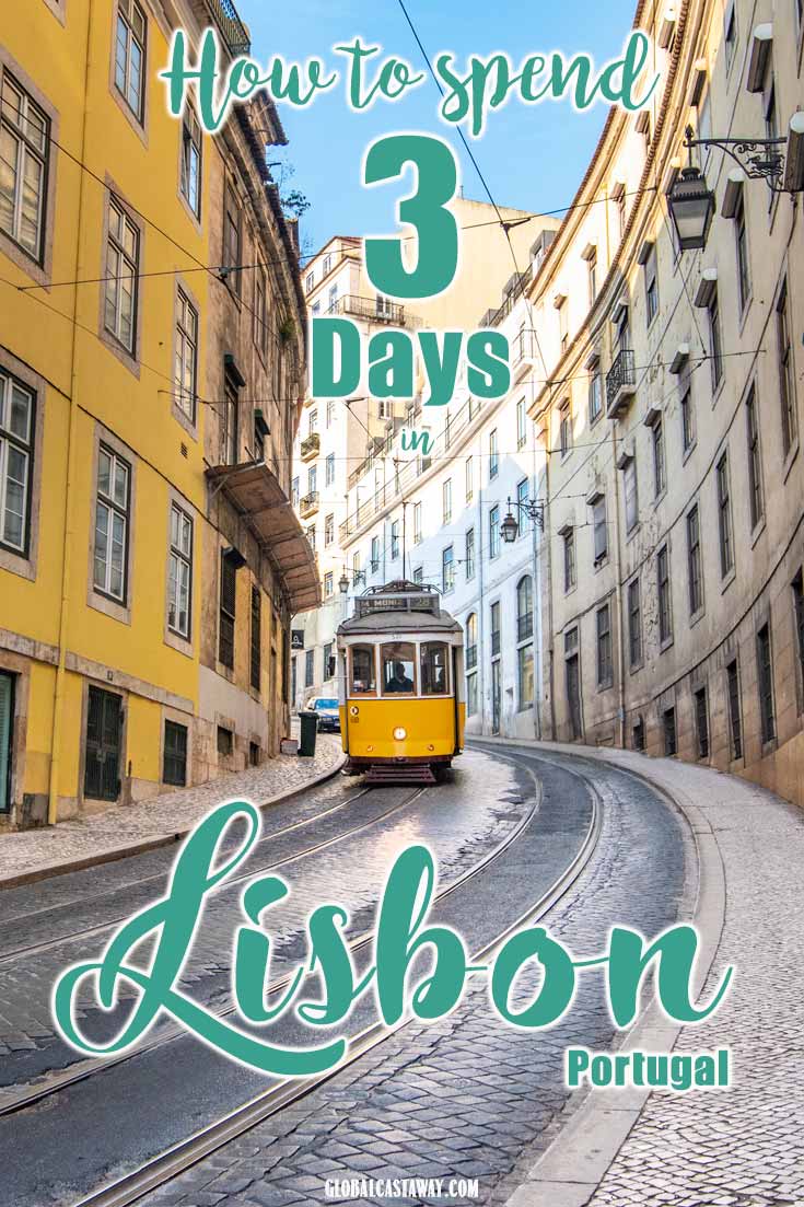 3 days in Lisbon pin