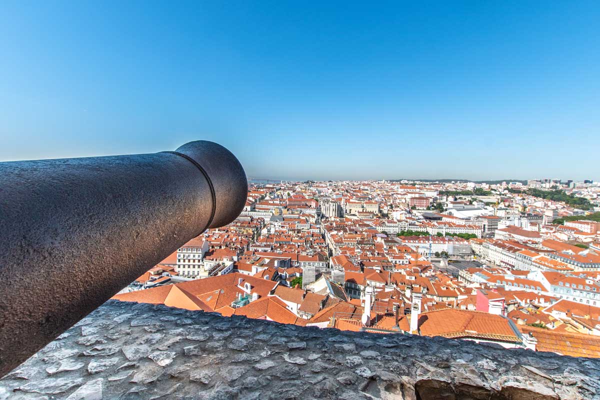 view from castel sao jorge