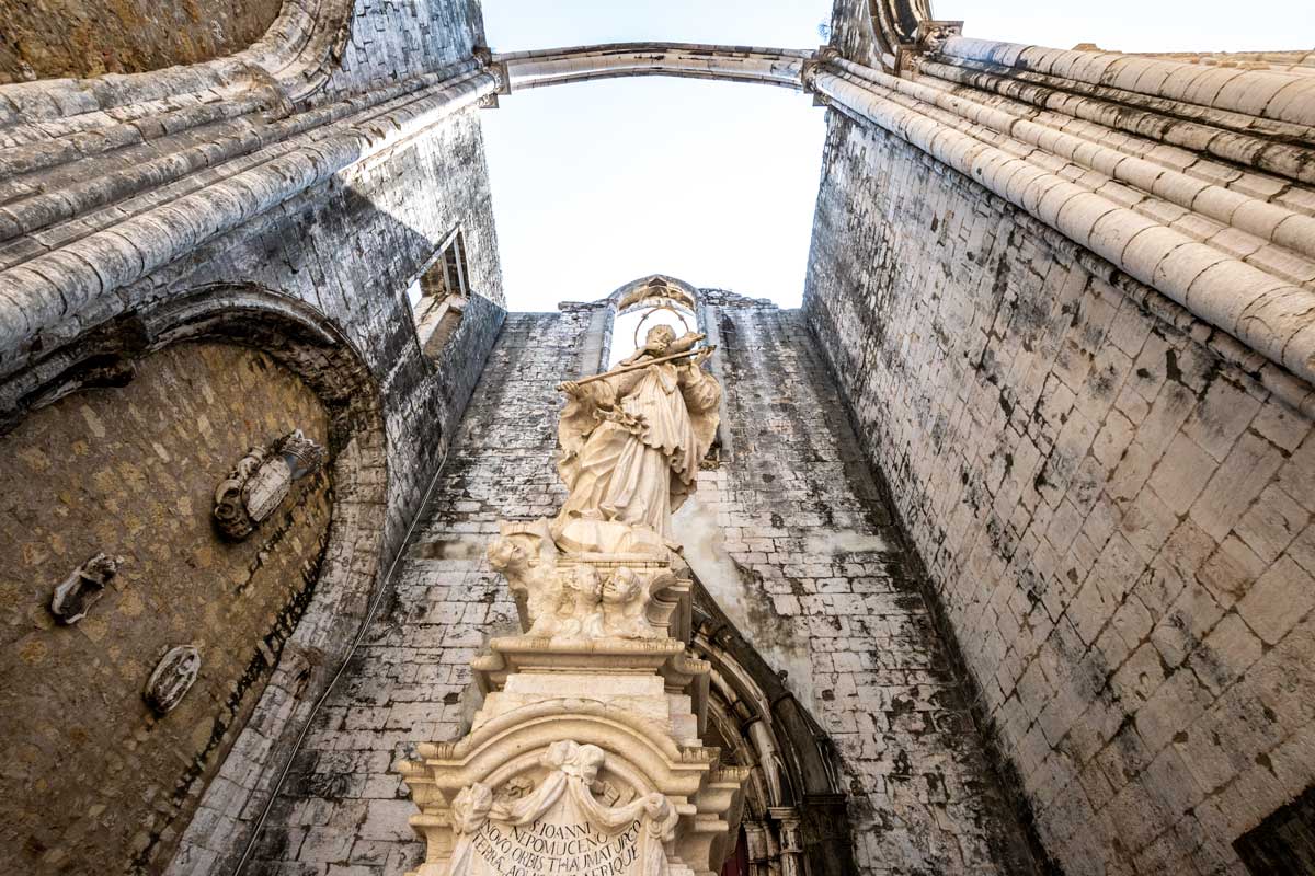 3 days in lisbon itinerary-carmo-convent