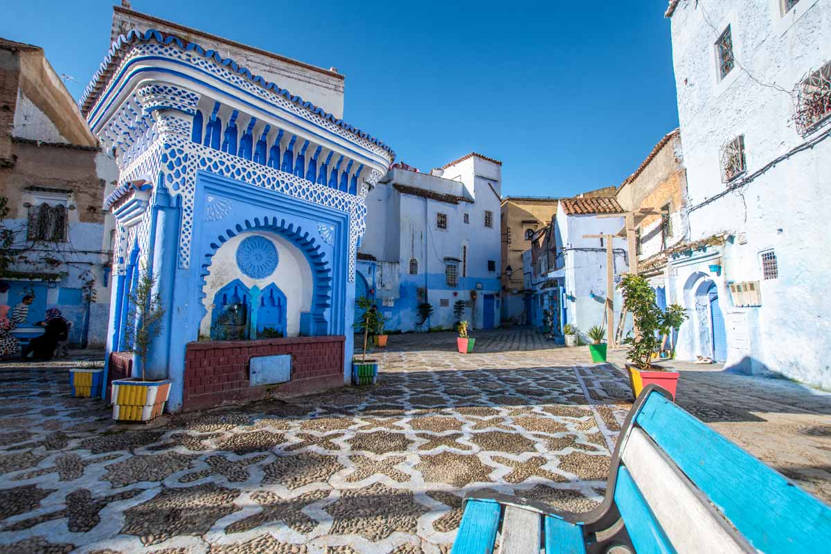 chefchaouen water fountain