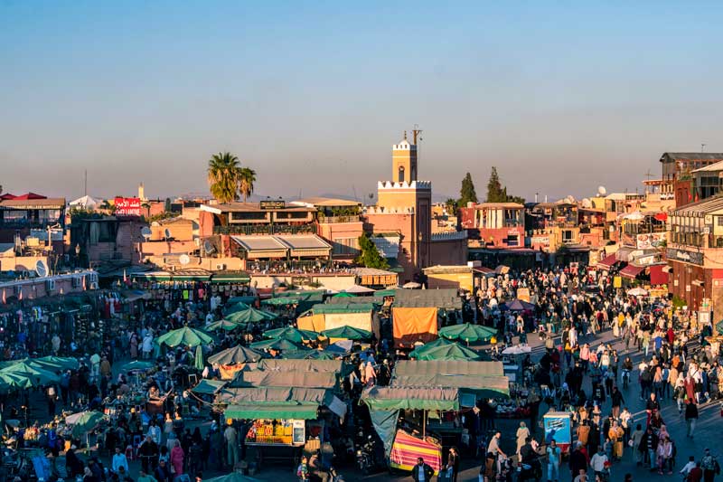 10 Days Morocco Itinerary - Visit Jamaa el-Fnaa