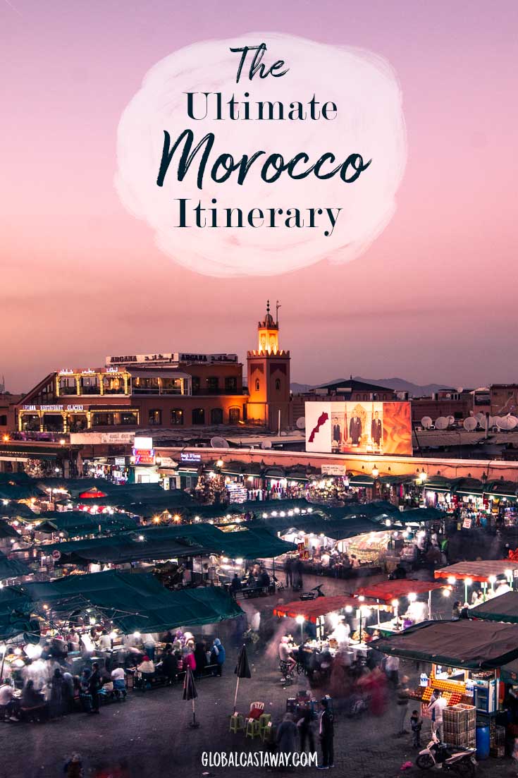 10 day Morocco itinerary pin