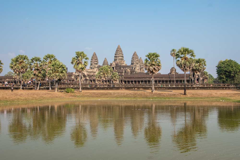 Sunrise at Angkor Wat - right pond spot