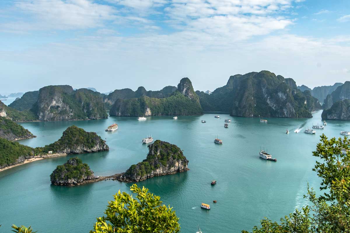 Halong Bay iconic shot