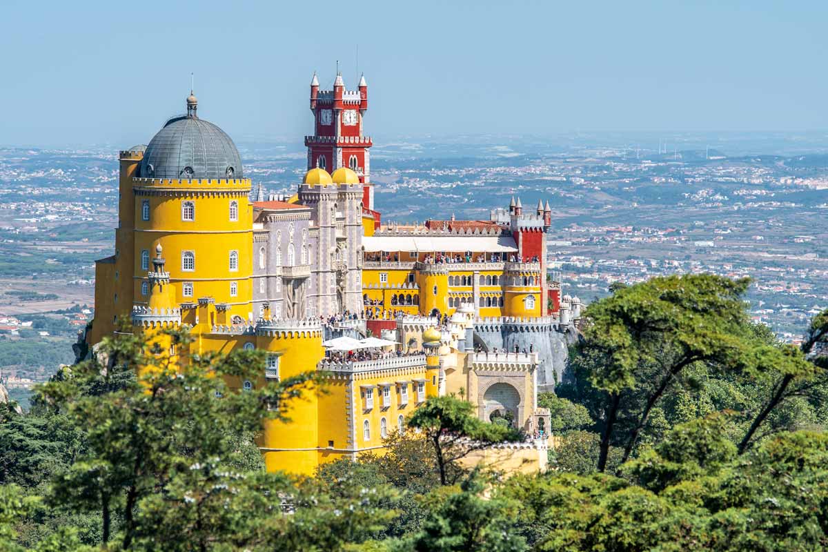 A day trip from Lisbon: How to visit Sintra's colourful Pena Palace - A  Globe Well Travelled