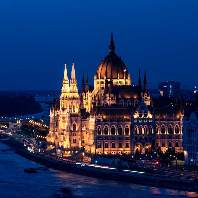 2 day Budapest itinerary - Prliament from Buda Hill