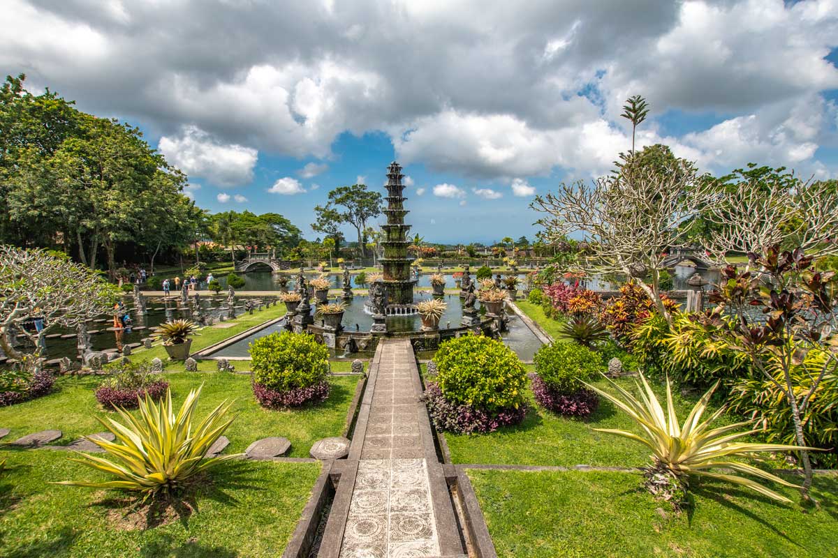 Tirtagangga garden in Bali