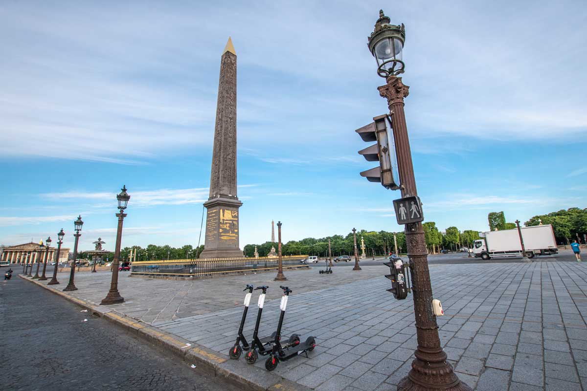 Concord Square view with the Egyptian obelisk