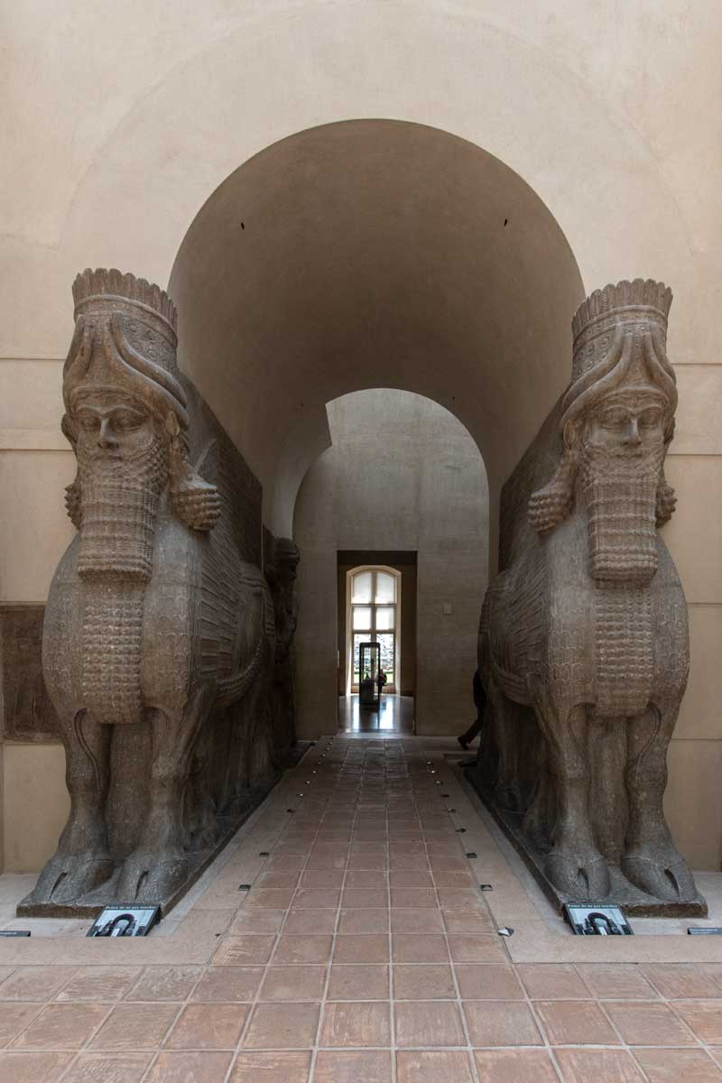 Mesopotamian gate at the Louvre