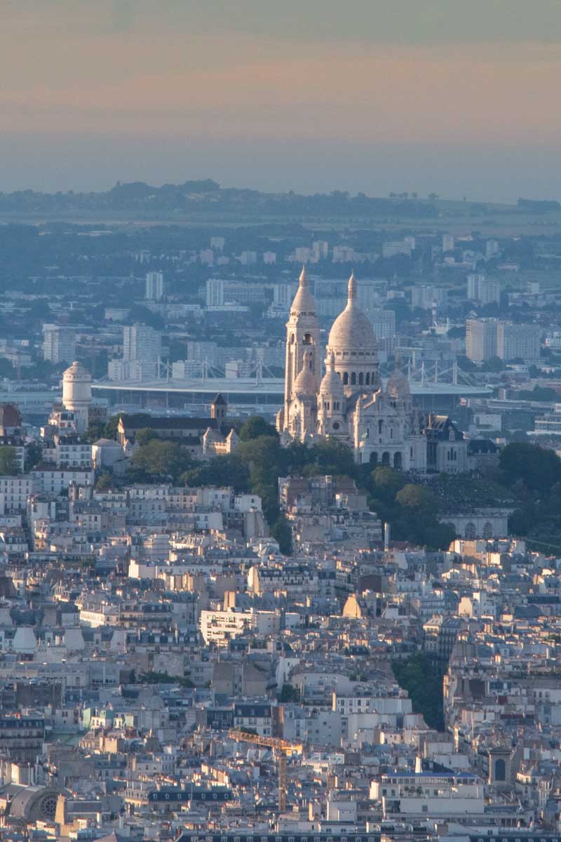 Sacre Couer view from the Montparnasse tower