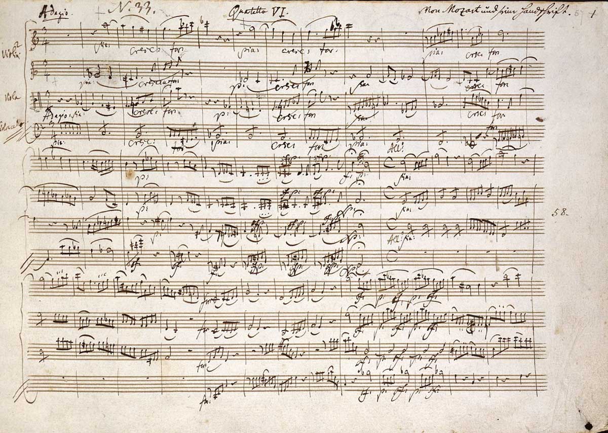 3 days in Vienna - Mozarthause manuscript