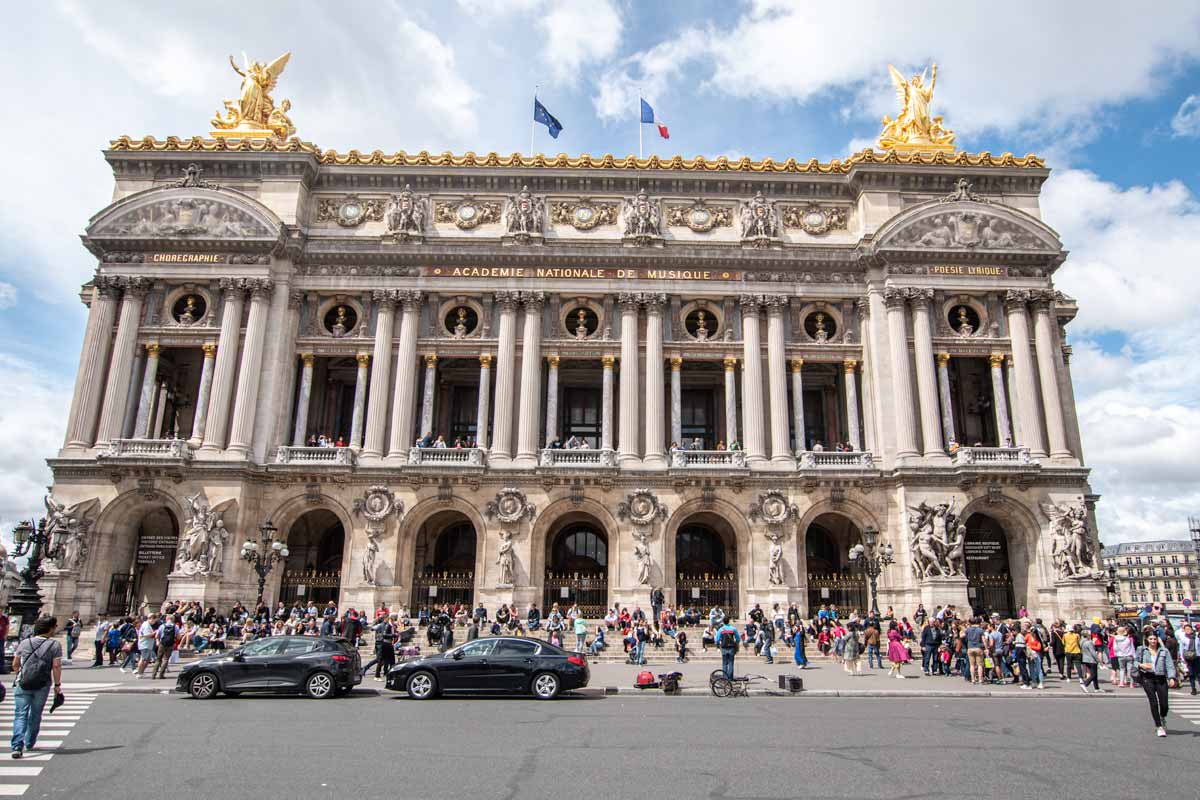 4 days in Paris - Opera House from the street