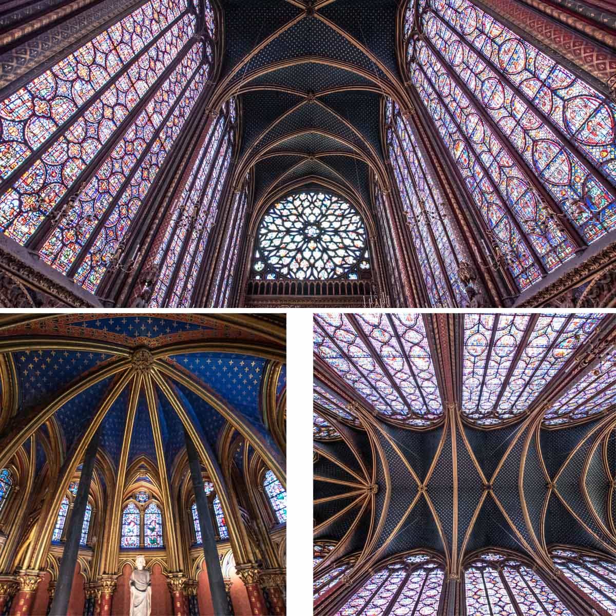 The beautiful windows of Sainte Chapelle