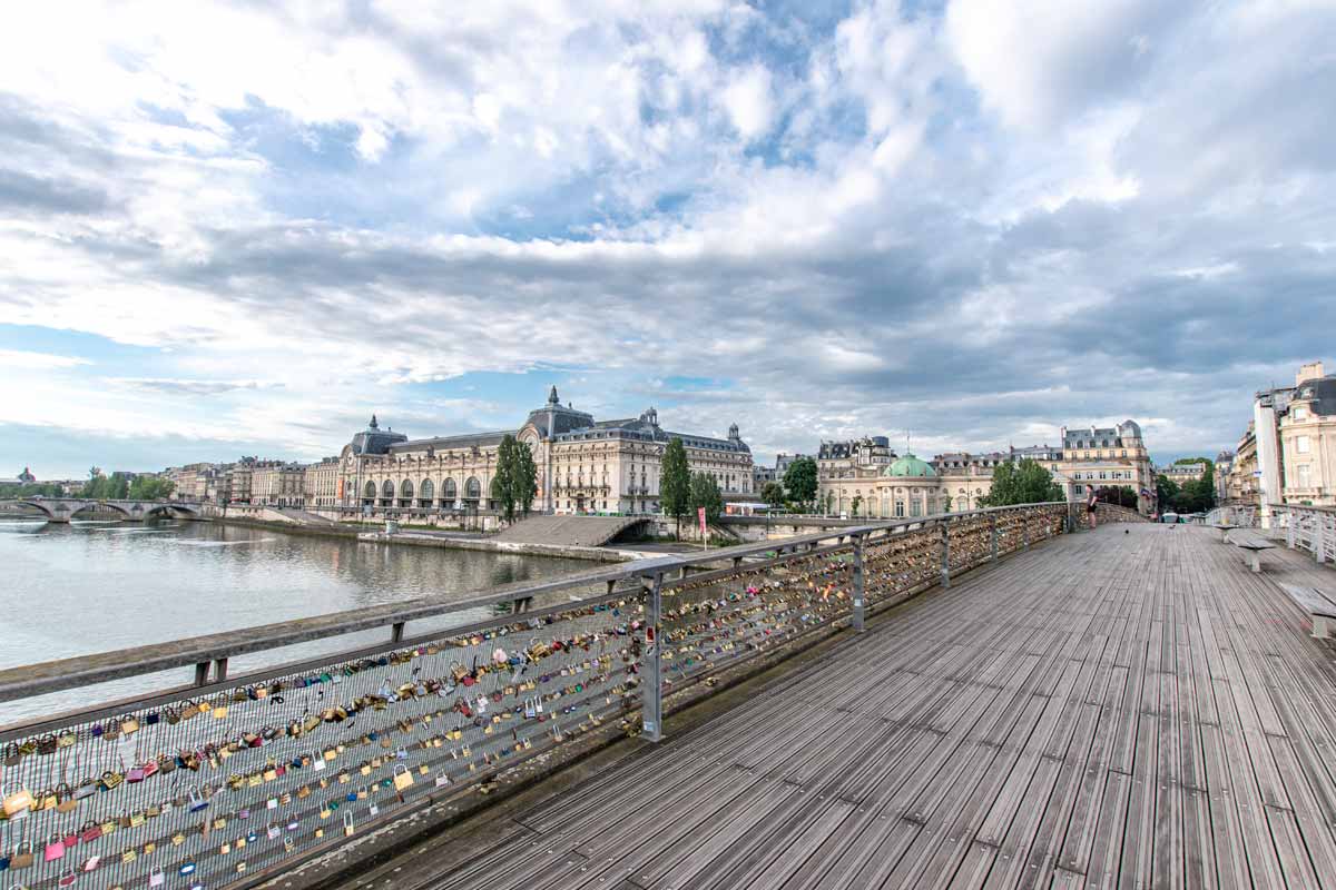 Walking Bridge over Seine