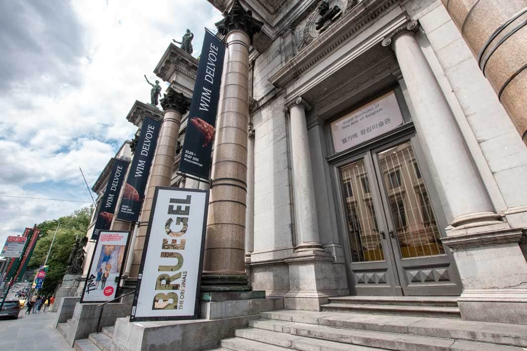 Royal Museum of Art in Brussels - entrance