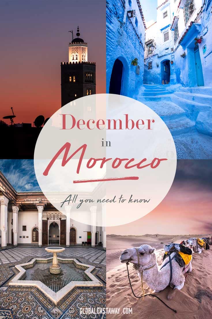 pinterest friendly collage of pictures in Morocco