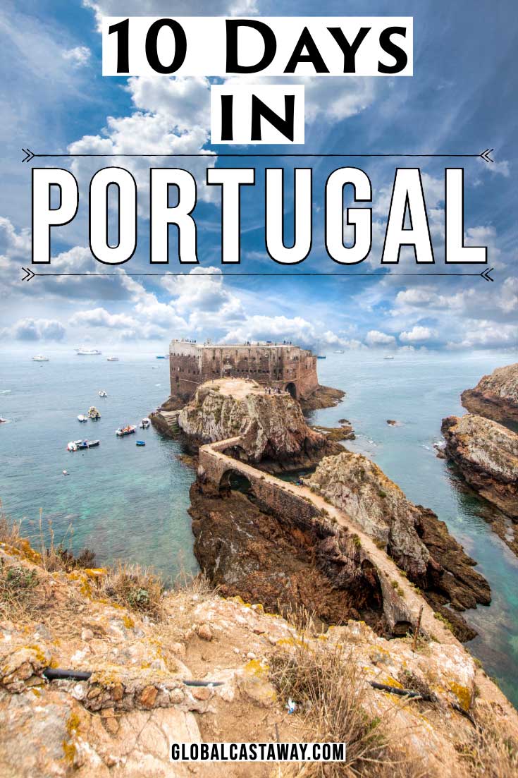 Portugal itinerary pin