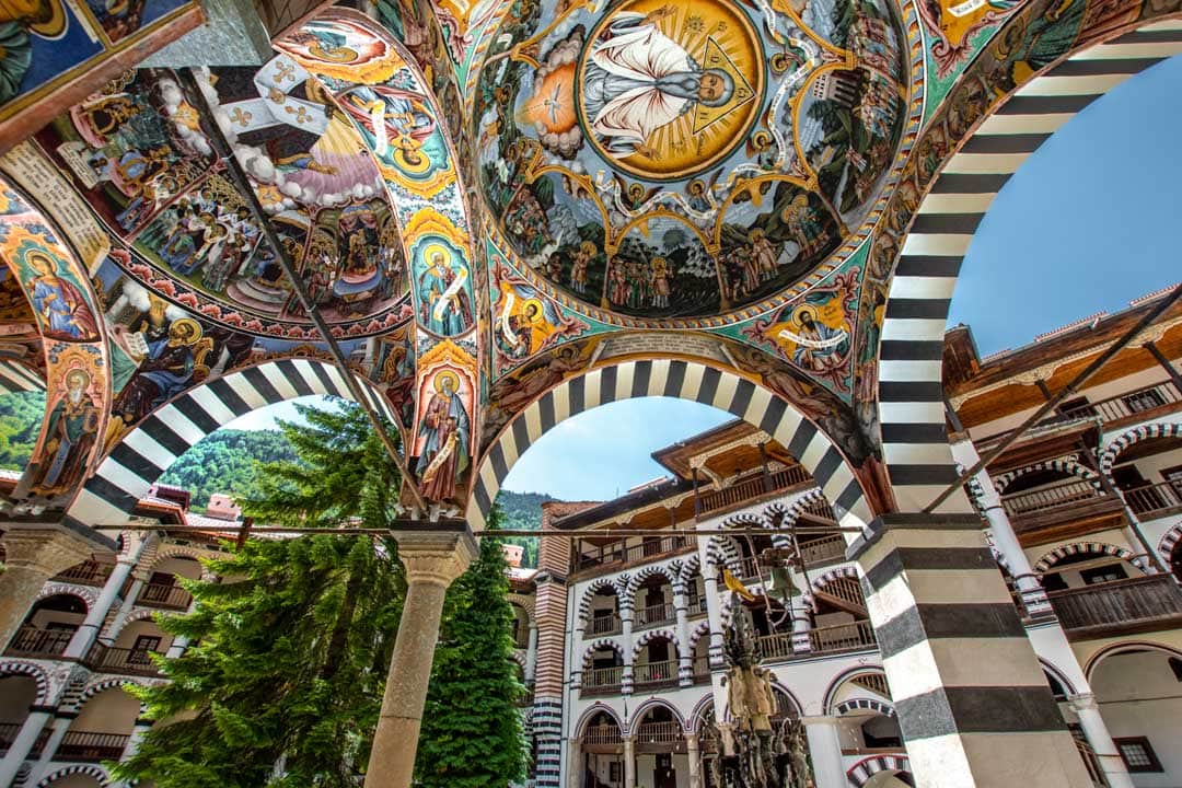 rila monastery frescoes