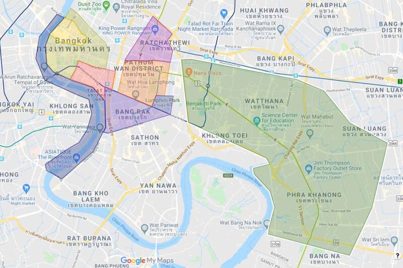 Bangkok Areas Map 800x533 