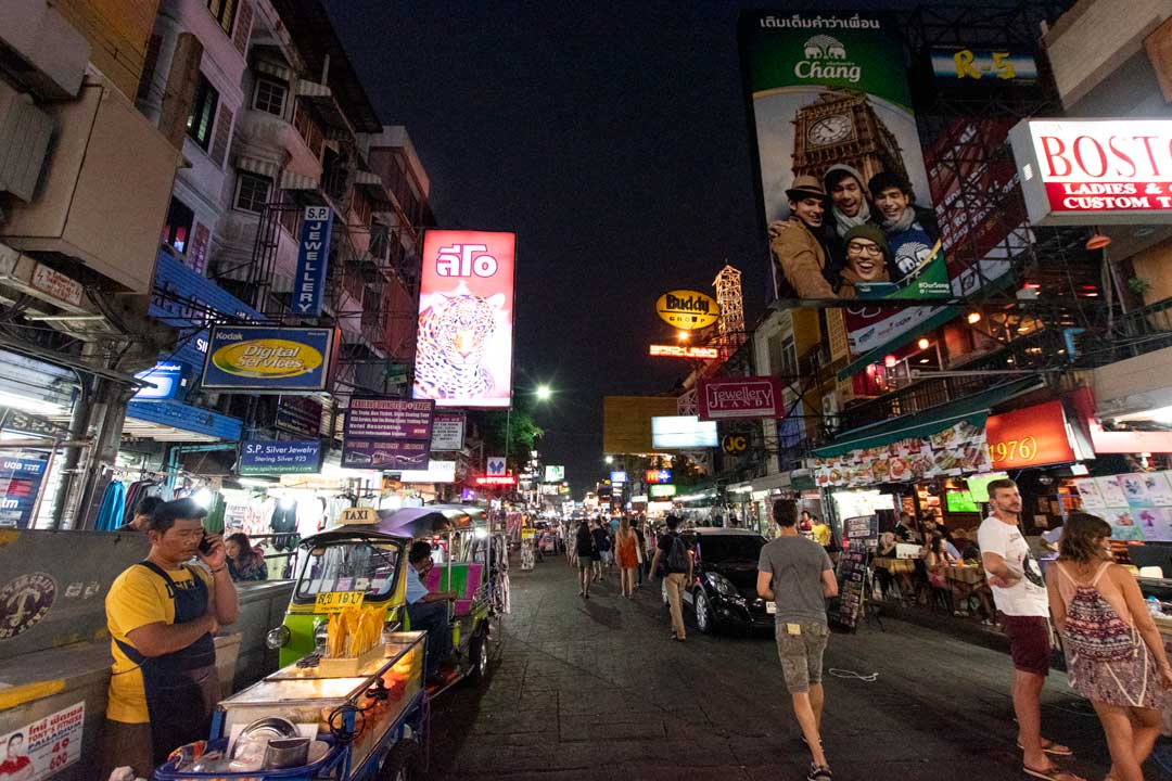 Khao San Road in Bangkok