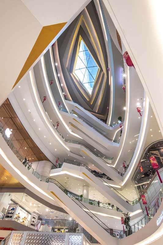 Interieur of Icon Siam mall, shopping mall , Bangkok, Thailand