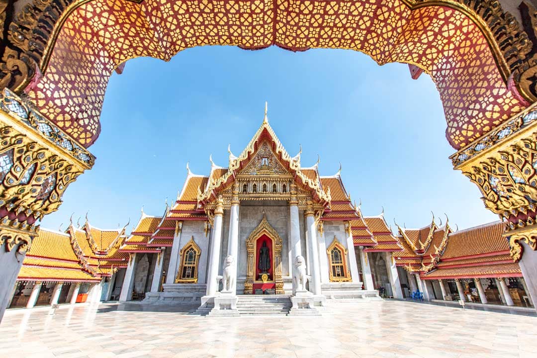 photo spot of the-marble-temple-in-Bangkok