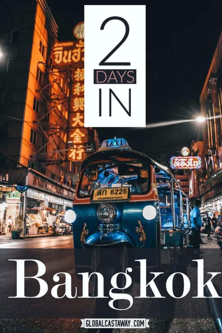 2 day bangkok itinerary pin