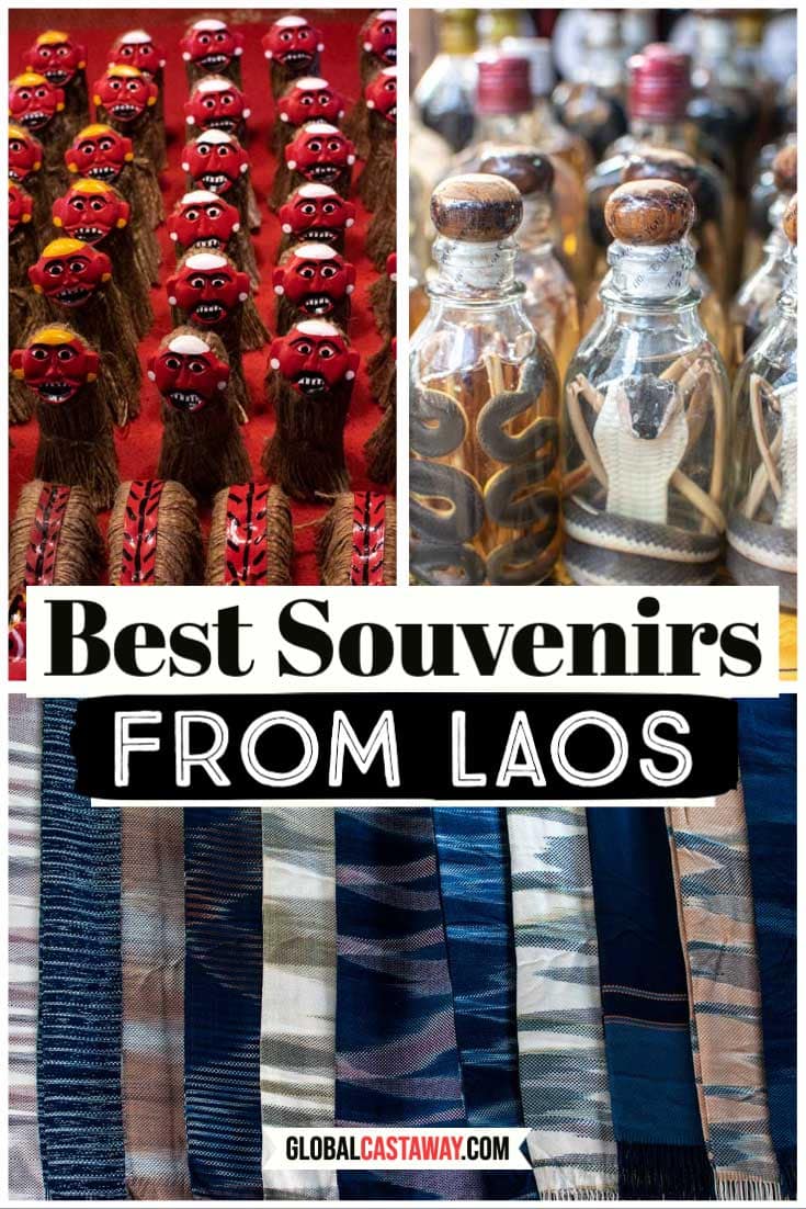 Laos souvenirs pin