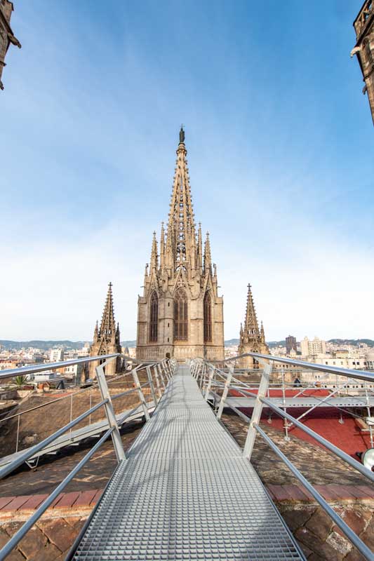 barcelona-cathedral-rooftop