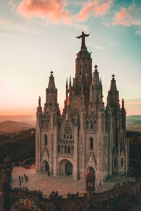 church-on-tibidabo-at-sunset