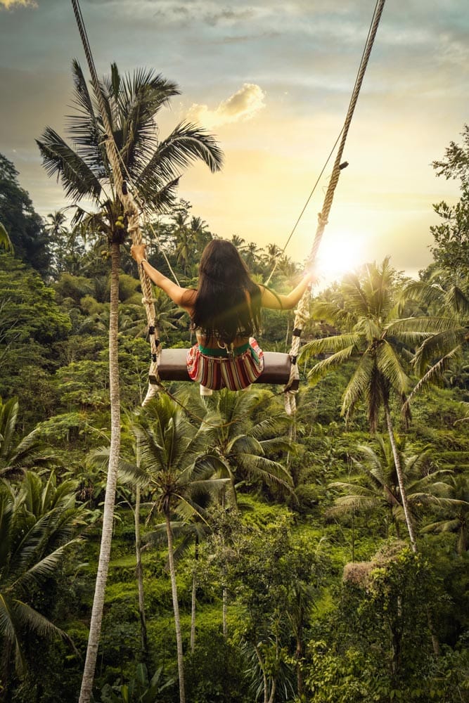 what indonesia is famous for -girl-on-the-original-bali-swing