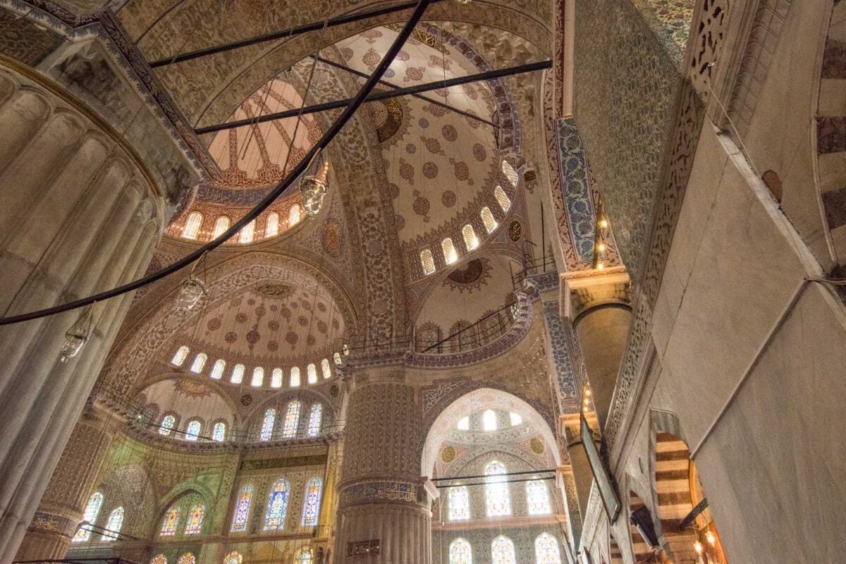inside the blue mosque