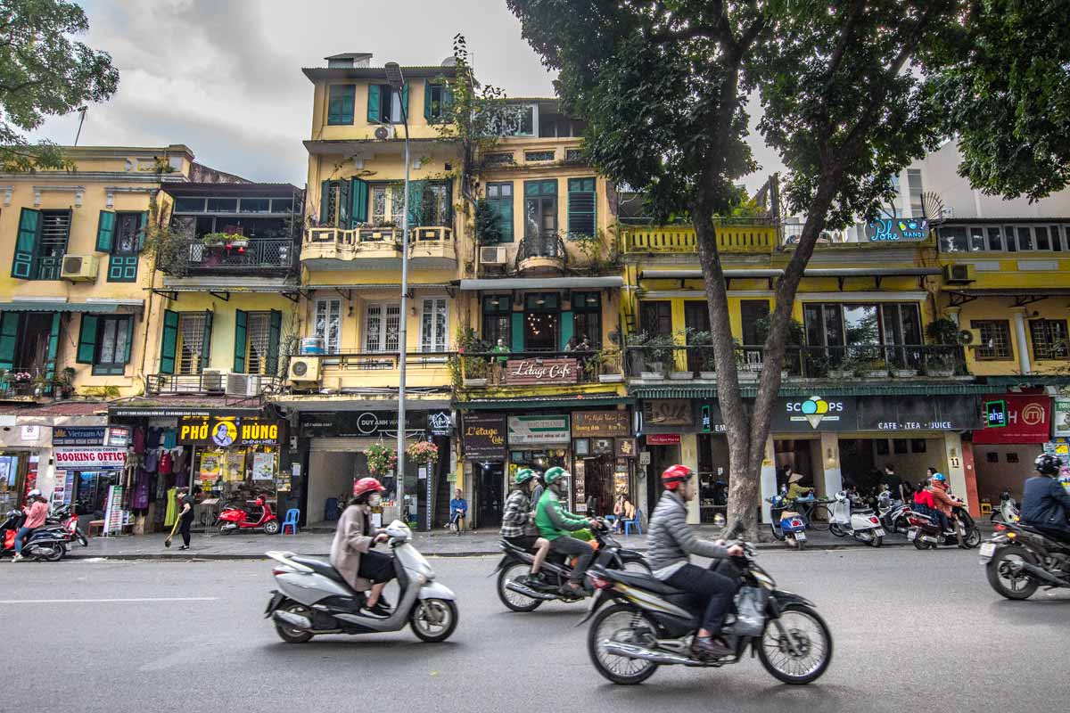 old quarter in Hanoi