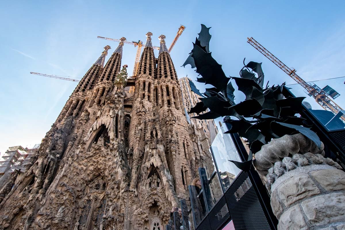 barcelona in december - sagrada familia