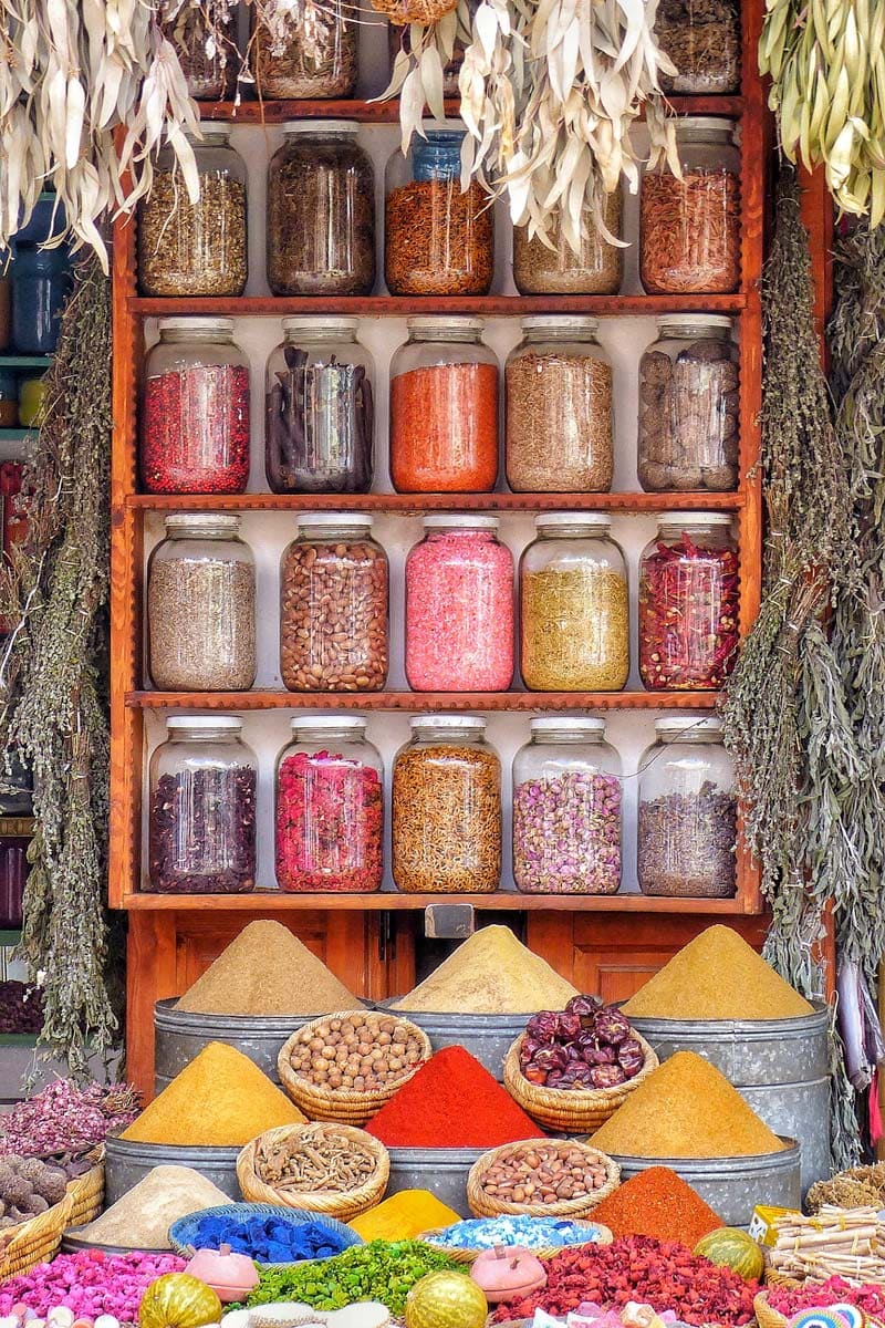 what-morocco-is-famous-for-a-colorfull-stall-with-spices