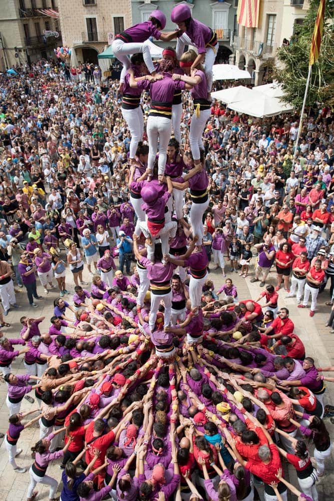 what-spain-is-famous-for-colorful-fiest-with-a-people-pyramid