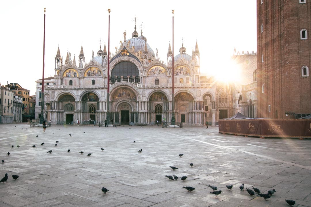 italy bucket list-st-mark-square-at-sunrise