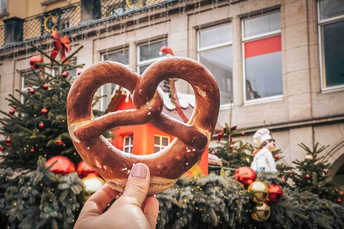 munich-in-december-pretzel-in-front-of-a-building