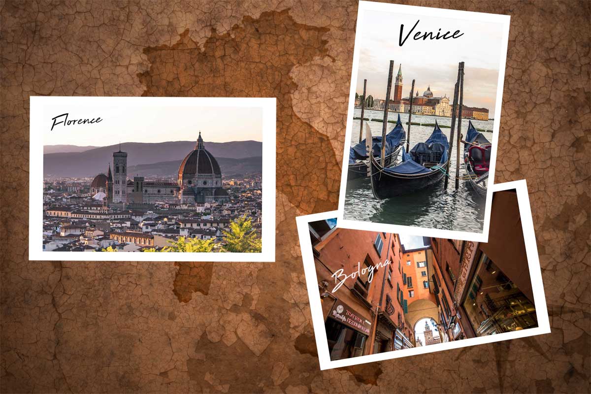 7-day-italy-itinerary-map-with-italy-postcards