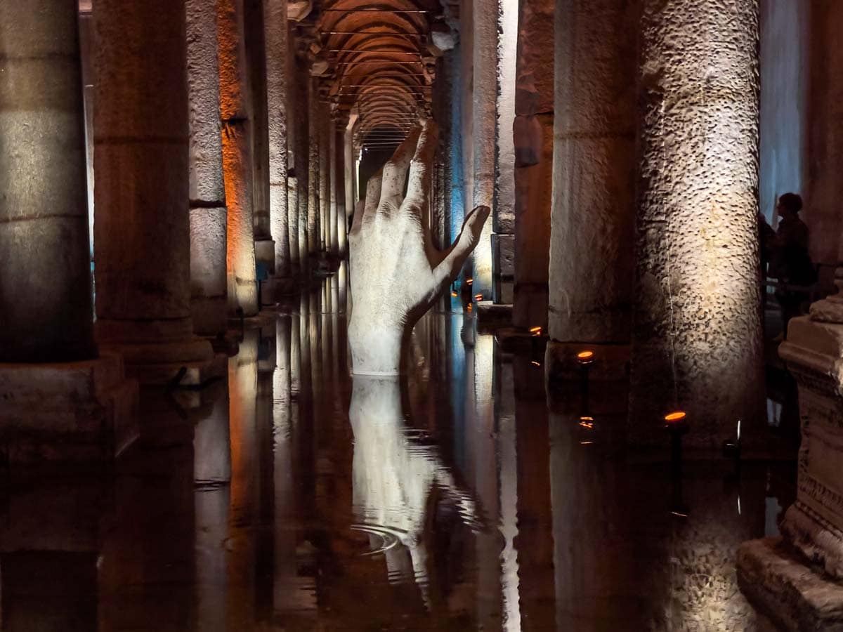 hand-inside-basilica-cistern