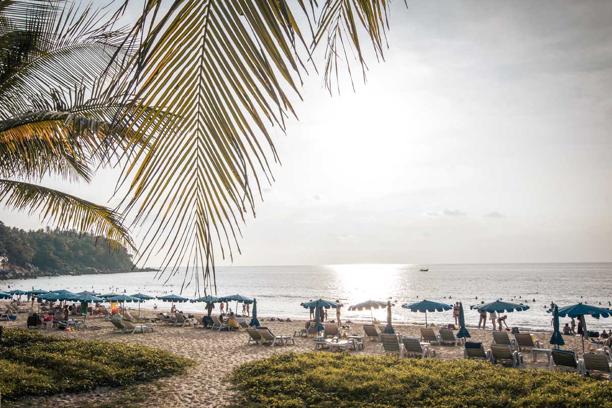 tropical-beach-on-sunset